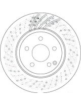 TRW DF4149S Тормозной диск передний