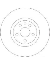 TRW DF4257 Тормозной диск передний