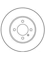 TRW DF1569 Тормозной диск передний