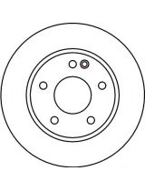 TRW DF4034 Тормозной диск передний