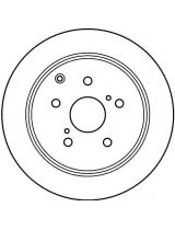 TRW DF4017 Тормозной диск задний