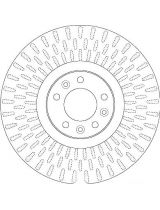 TRW DF6427S Тормозной диск
