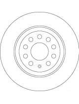 TRW DF6504 Тормозной диск