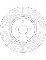 TRW DF6234 Тормозной диск