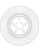 TRW DF6268 Тормозной диск