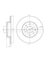 Trusting DF032 Тормозной диск