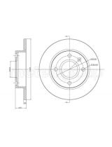 Trusting DF011 Тормозной диск