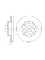Trusting DF008 Тормозной диск