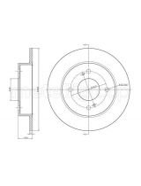 Trusting DF102 Тормозной диск
