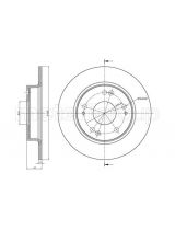 Trusting DF1108 Тормозной диск
