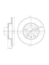 Trusting DF149 Тормозной диск