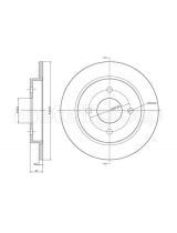 Trusting DF170 Тормозной диск