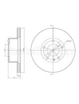 Trusting DF245 Тормозной диск