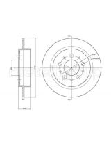 Trusting DF207 Тормозной диск