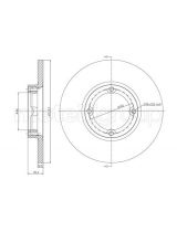 Trusting DF196 Тормозной диск