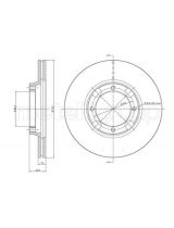Trusting DF288 Тормозной диск