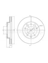 Trusting DF302 Тормозной диск