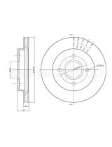 Trusting DF422 Тормозной диск