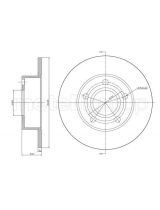 Trusting DF749 Тормозной диск