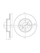 Trusting DF659 Тормозной диск