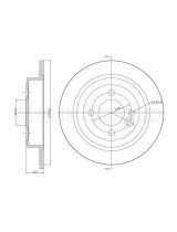 Trusting DF697 Тормозной диск