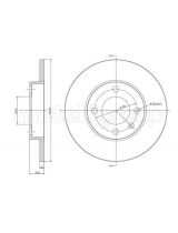 Trusting DF948 Тормозной диск