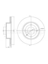 Trusting DF586 Тормозной диск