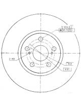 Patron PBD4416 Тормозной диск