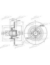 Patron PBD7018 Тормозной диск