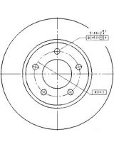 Patron PBD53004 Тормозной диск
