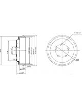Patron PDR1001 Тормозной барабан