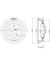 Patron PDR1004 Тормозной барабан
