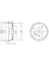 Patron PDR1118 Тормозной барабан
