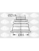 SASIC 4003408 Пыльник ШРУСа c подшипником