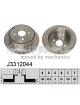 NIPPARTS J3312044 Тормозной диск