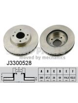 NIPPARTS J3300528 Тормозной диск
