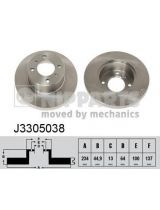NIPPARTS J3305038 Тормозной диск