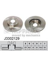 NIPPARTS J3302129 Тормозной диск