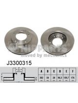 NIPPARTS J3300315 Тормозной диск