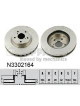NIPPARTS N3302164 Тормозной диск
