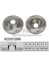 NIPPARTS N3301099 Тормозной диск