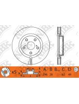 NiBK RN1241 Тормозной диск