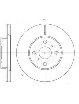 REMSA 663510 Тормозной диск