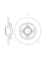REMSA 6105800 Тормозной диск