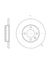 REMSA 608801 Тормозной диск