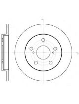 REMSA 6107400 Тормозной диск