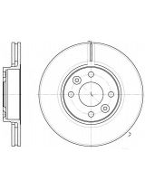 REMSA 668310 Тормозной диск