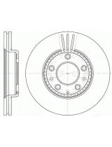REMSA 667310 Тормозной диск