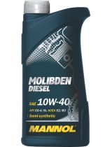 Моторное масло MANNOL MN7506-1 Molibden Diesel 10W-40 CG-4/CF-4/SJ 1л