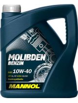 Моторное масло MANNOL MN7505-4 Molibden Benzin 10W-40 SL/CF 4л